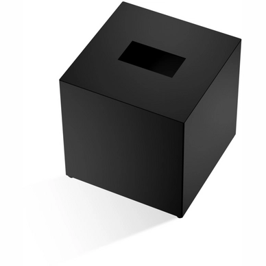 Tissuebox Decor Walther 13 cm Vierkant Matt Zwart