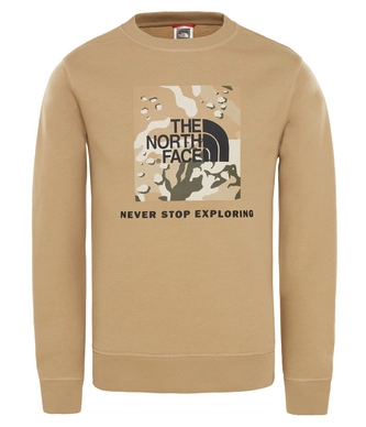 Trui The North Face Youth Box Drew Peak Crew Kelp Tan
