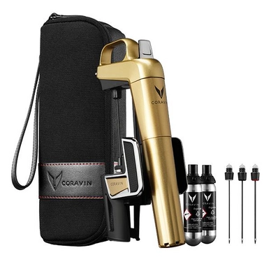 Wine Gift Set Coravin Model Two Elite Gold