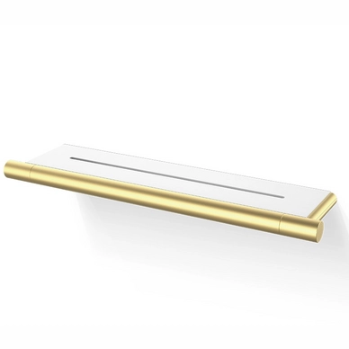 Support de Douche Decor Walther Bar DA White Mat Gold (24 Carats)