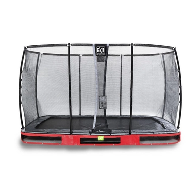 Trampoline EXIT Toys Elegant Ground 366 x 214 Red Safetynet Deluxe