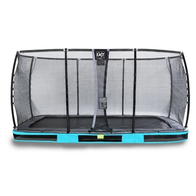 Trampoline EXIT Elegant Ground 427 x 244 Blue Safetynet Deluxe