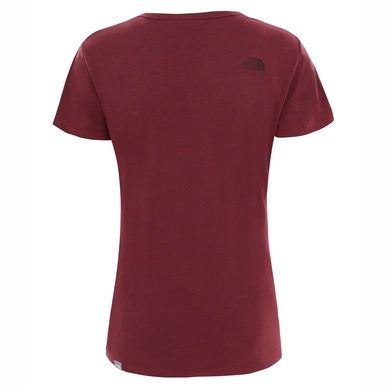 T-shirt The North Face Women Simple Dome Barolo Red Novelty