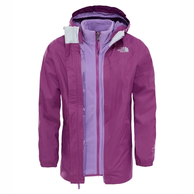 Winter Jacket The North Face Girls Eliana Rain Triclimate Wood Violet