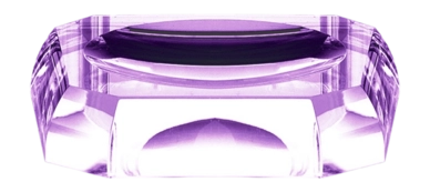Porte-Savon Décor Walther Kristall Violet 12 cm