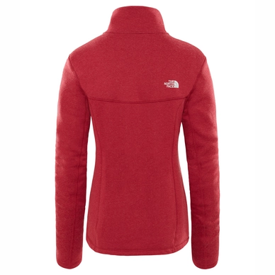 Vest The North Face Women Inlux Wool Full Zip Jacket Rumba Red