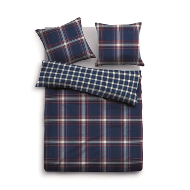 Bettwäsche Tom Tailor Flanell Blue Checked
