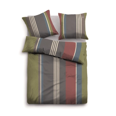Bettwäsche Tom Tailor Flanell Green Striped