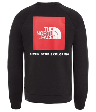 Trui The North Face Men Raglan Redbox Crew TNF White TNF Black
