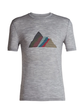 T-Shirt Icebreaker Men Spector SS Crewe Seven Summits Metro Heather