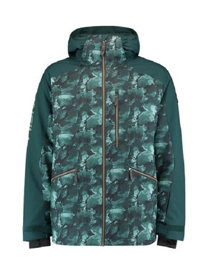 Ski Jas O'Neill Men Diabase Jacket Green Print