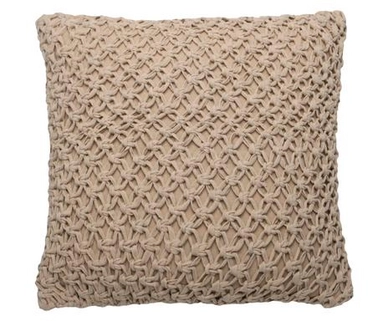 Sierkussen Yellow Serra Beige (50 x 50 cm)