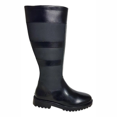 Women's Boots Custom Made Franka Black Calf size 52.5 cm