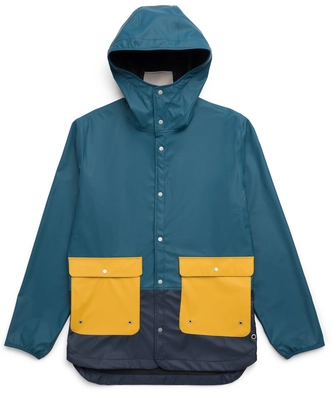 Jas Herschel Supply Co. Men's Rainwear Parka Deep Teal/Peacoat