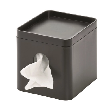 Tissuebox iDesign Cade Boutique Box Zwart