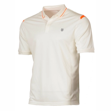 Polo K Swiss TAC Back Court Polo Bright White Herren