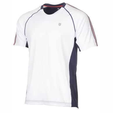 Tennisshirt K Swiss Heritage Shortsleeve T-Shirt Weiß Herren