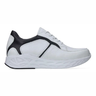 Baskets Wolky Femme Bounce Nappa leather White Black