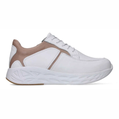 Baskets Wolky Femme Bounce Nappa leather White Nude