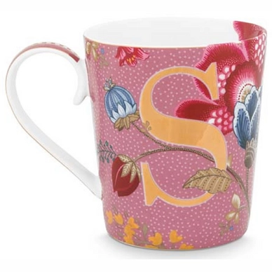 Mok Pip Studio Alphabet Mug Floral Fantasy Pink S 350 ml