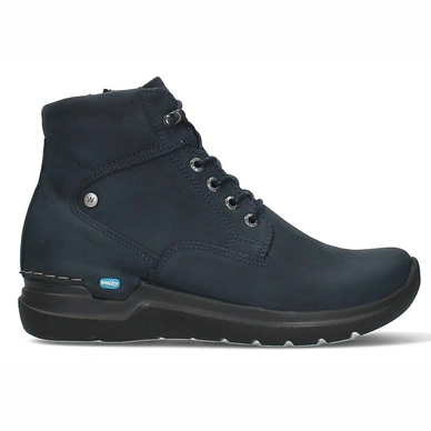 Stiefel Wolky Whynot Oiled Nubuck Blue Damen