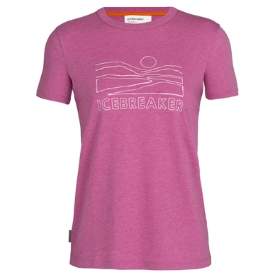 T-Shirt Icebreaker Women Central SS Tee icebreaker Sunset Cosmic