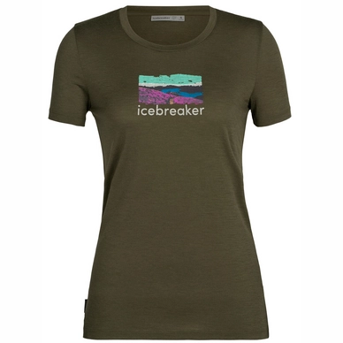 T-Shirt Icebreaker Femmes Tech Lite II SS Tee Trailhead Plomb