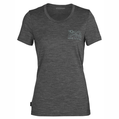 T-Shirt Icebreaker Femme Tech Lite II SS Tee Mountain Lake Gritstone Heather