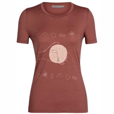 T-Shirt Icebreaker Femme Tech Lite II SS Tee Moon Sonnet Grape