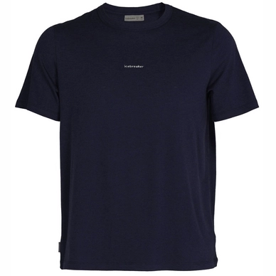 T-Shirt Icebreaker Men Central SS Tee Midnight Navy