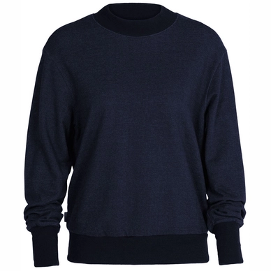 Trui Icebreaker Women Central LS Tee Midnight Navy