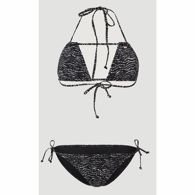 Bikini O'Neill Capri Bondey Mix Black Green Damen