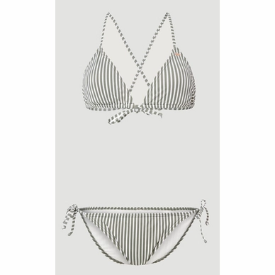 Bikini O'Neill Capri Bondey Green White Damen