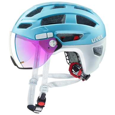 Fietshelm Uvex Finale Visor Cool Blue