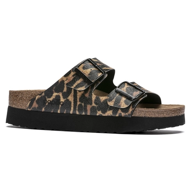 Slipper Birkenstock Women Arizona BF Leo Birko-Flor Congac Narrow
