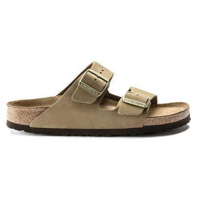 Sandaal Birkenstock Women Arizona SFB Faded Khaki Narrow