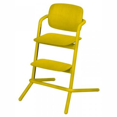 Kinderstoel Cybex Lemo Highchair Wood Canary Yellow