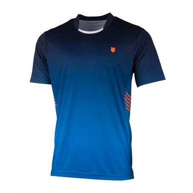 T-shirt de Tennis K Swiss Men Hypercourt Express Crew Tee Navy Blue