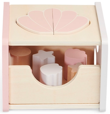 Houten Vormenstoof Jollein Shell Pink