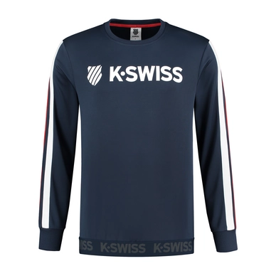 Tennistrui K Swiss Men Heritage Sport Logo C-Neck Navy