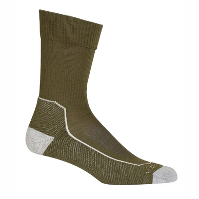 Socken Icebreaker Hike+ Light Crew Loden Blizzard Heather Damen