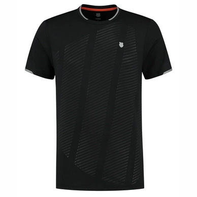 T-shirt de Tennis K Swiss Men Hypercourt Shield Crew 2 Jet Black