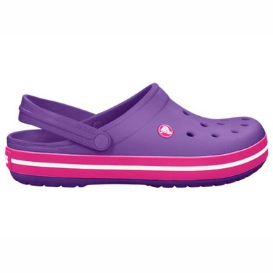 Medizinischer Schuh Crocs Crocband Neon Purple
