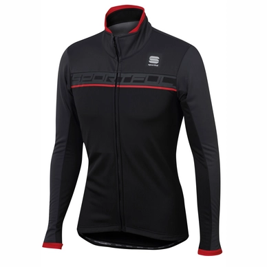 Fietsjack Sportful Men Giro Softshell Jacket Black Red