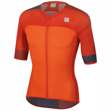 Fietsshirt Sportful Men Bodyfit Pro 2.0 Light Jersey Orange Sdr Fire Red