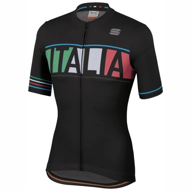Fietsshirt Sportful Men Italia Jersey Black 2019