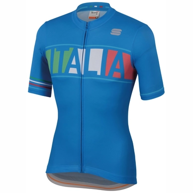 Fietsshirt Sportful Men Italia Jersey ElectriCosmic Blue