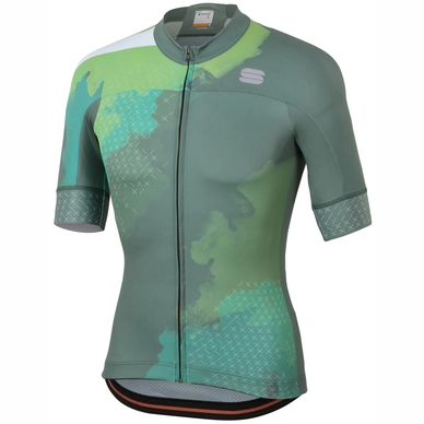 Fietsshirt Sportful Men Bodyfit Team 2.0 Dolomia Jersey Dry Green