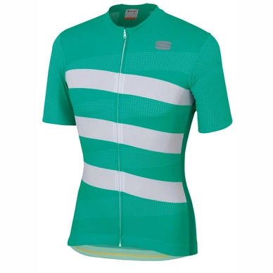 Fietsshirt Sportful Men Team 2.0 Ribbon Jersey Bora Green White