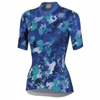 Fietsshirt Sportful Women Loto Jersey Parrot Blue
